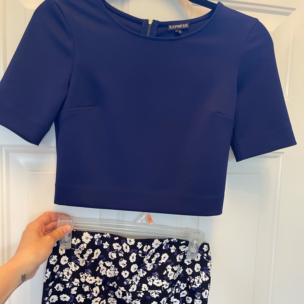 Express Woman top and skirt